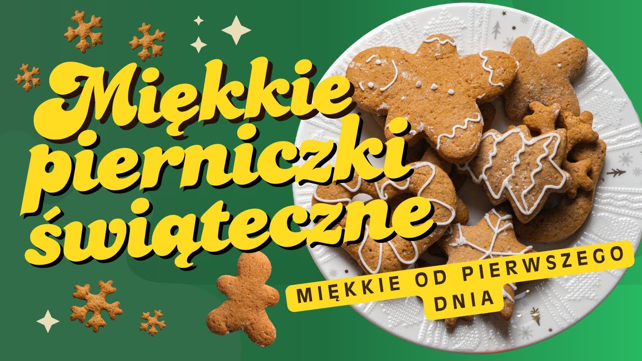 Miękkie PIERNICZKI ŚWIĄTECZNE | Bez leżakowania i stresu