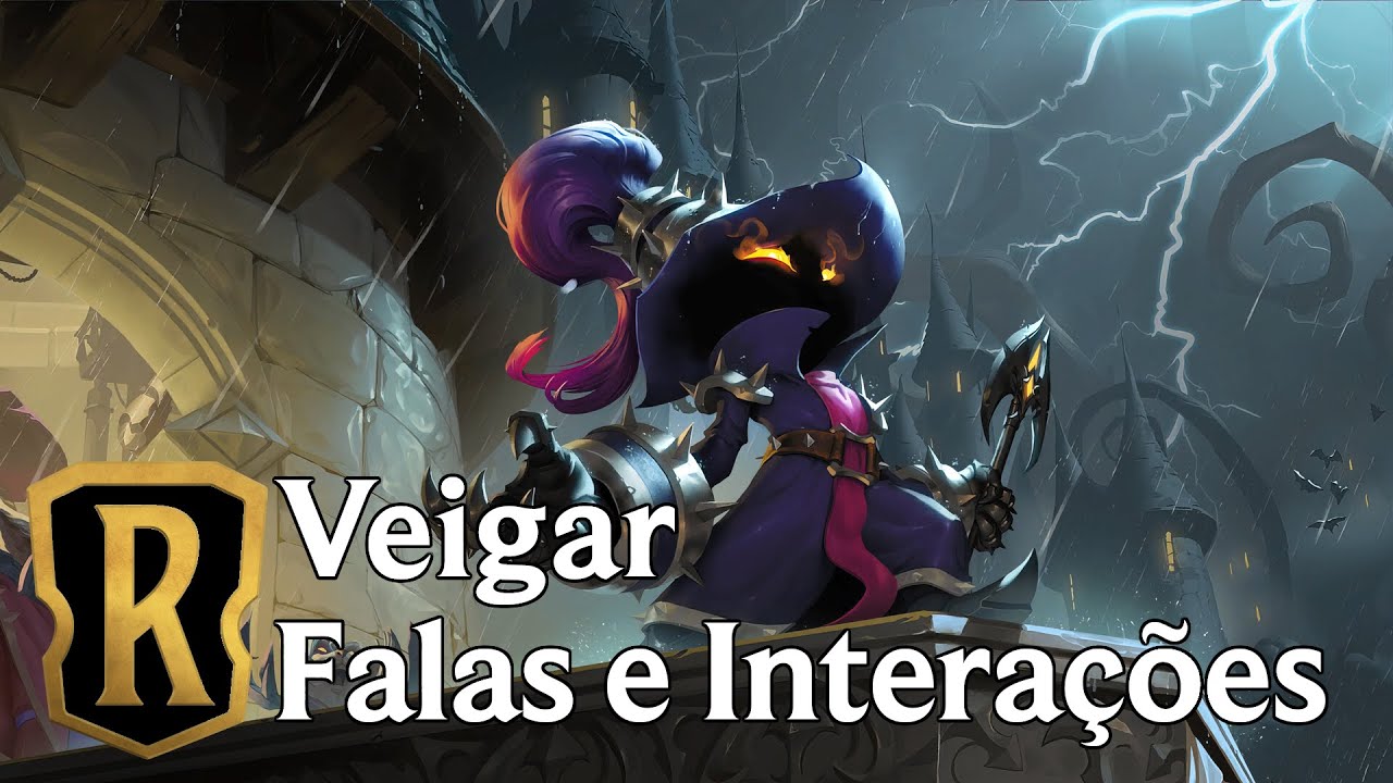 Falas e interações do Veigar - Legends of Runeterra (LoR) - Dublagem do Veigar