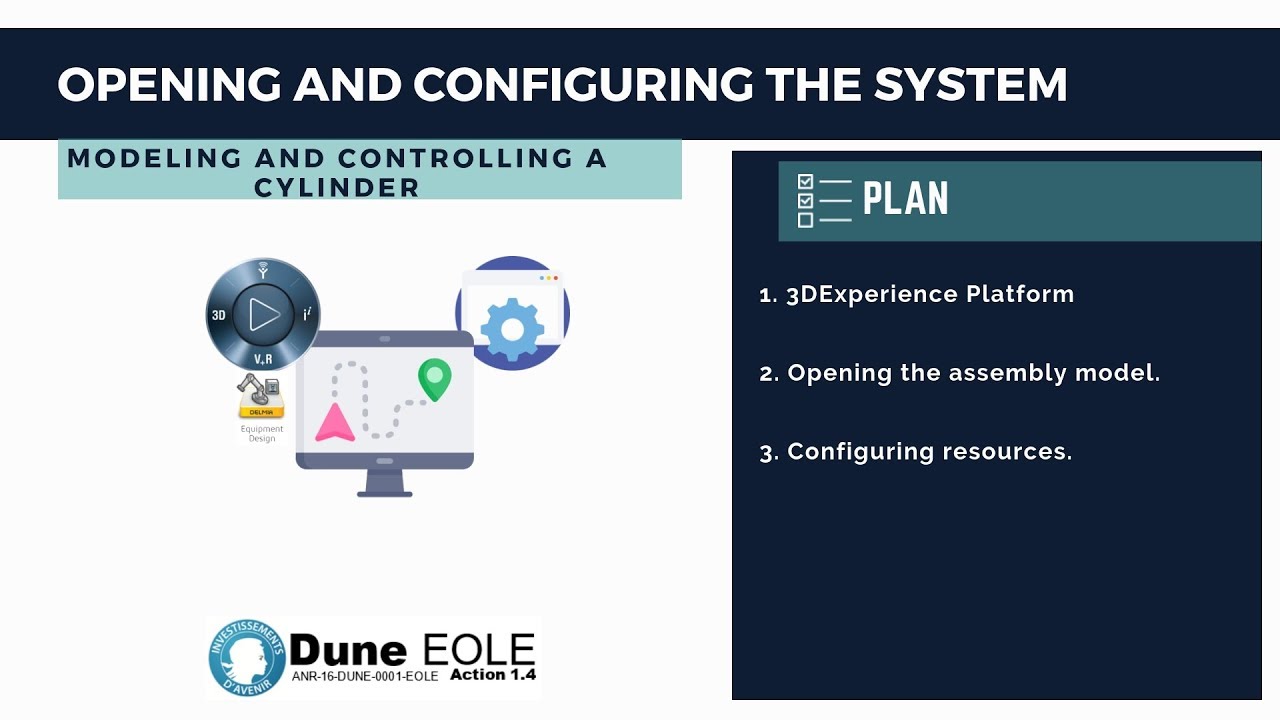 Opening and Configuring the Cylinder System in 3DEXPERIENCE