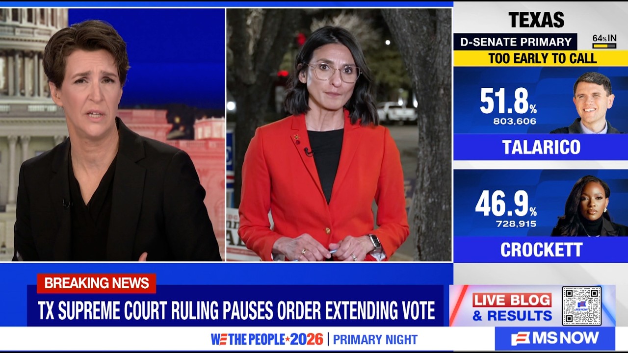 TX Primaries 3/3/2026: TX Supreme Court ruling pauses order extending voting hours in Dallas County