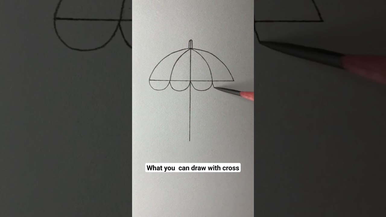 what you can draw with cross #drawing #simpledrawing #draw #simpledrawingtutorial
