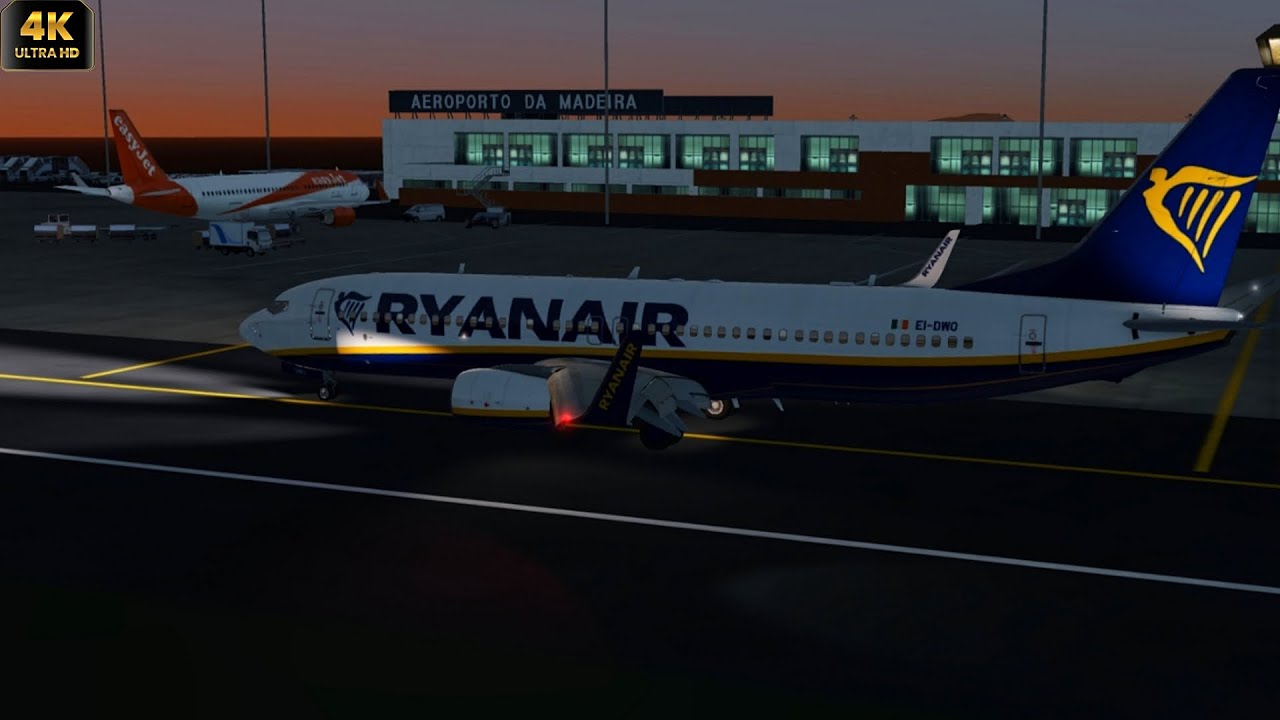 Ryanair: Madeira 🛫 El Hierro | Aerofly FS Global | B737-800 Full Gameplay