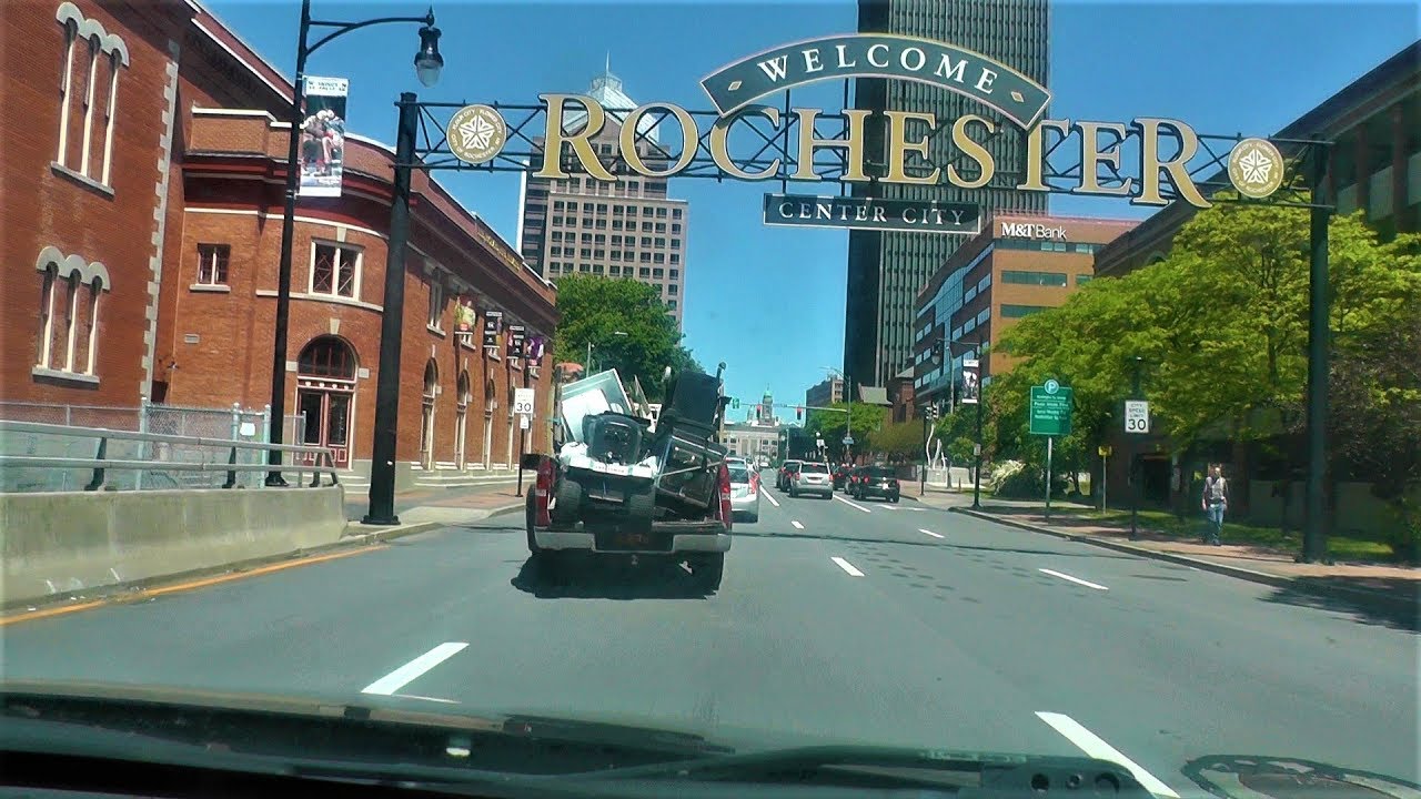 Driving Through Downtown Rochester, NY