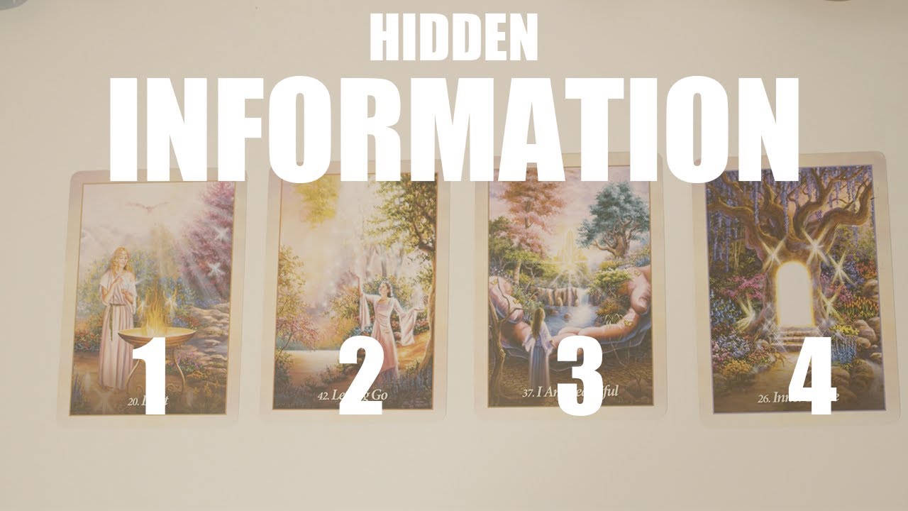 Hidden Information 🤫⏳ It's Time for You to Know This ☀️🌙 PICK A CARD 🔮 Timeless Tarot Reading
