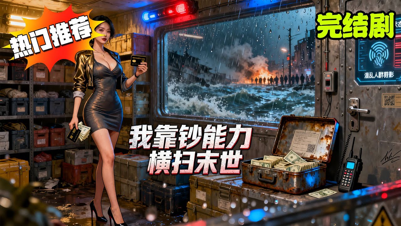 丧尸末日完结剧︱穿进末世游戏放弃热门异能，执意选无穷财富遭全玩家嘲笑，转头建岛囤满物资！【我靠钞能力横扫末世】#短剧 #ai剧 #ai真人剧 #天天剧场 #末日 #末世 #游戏 #热血
