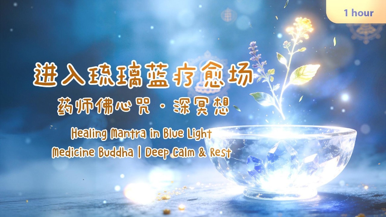Medicine Buddha Mantra – 1 Hour Deep Healing Meditation | 药师琉璃光佛心咒・1小时深度疗愈冥想 #药师佛心咒 #mantra