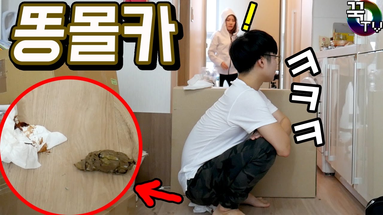 똥 몰래카메라! 꾹TV똥을 본 직원 반응은? (겁나꿀잼ㅋ) [ 꾹TV ]