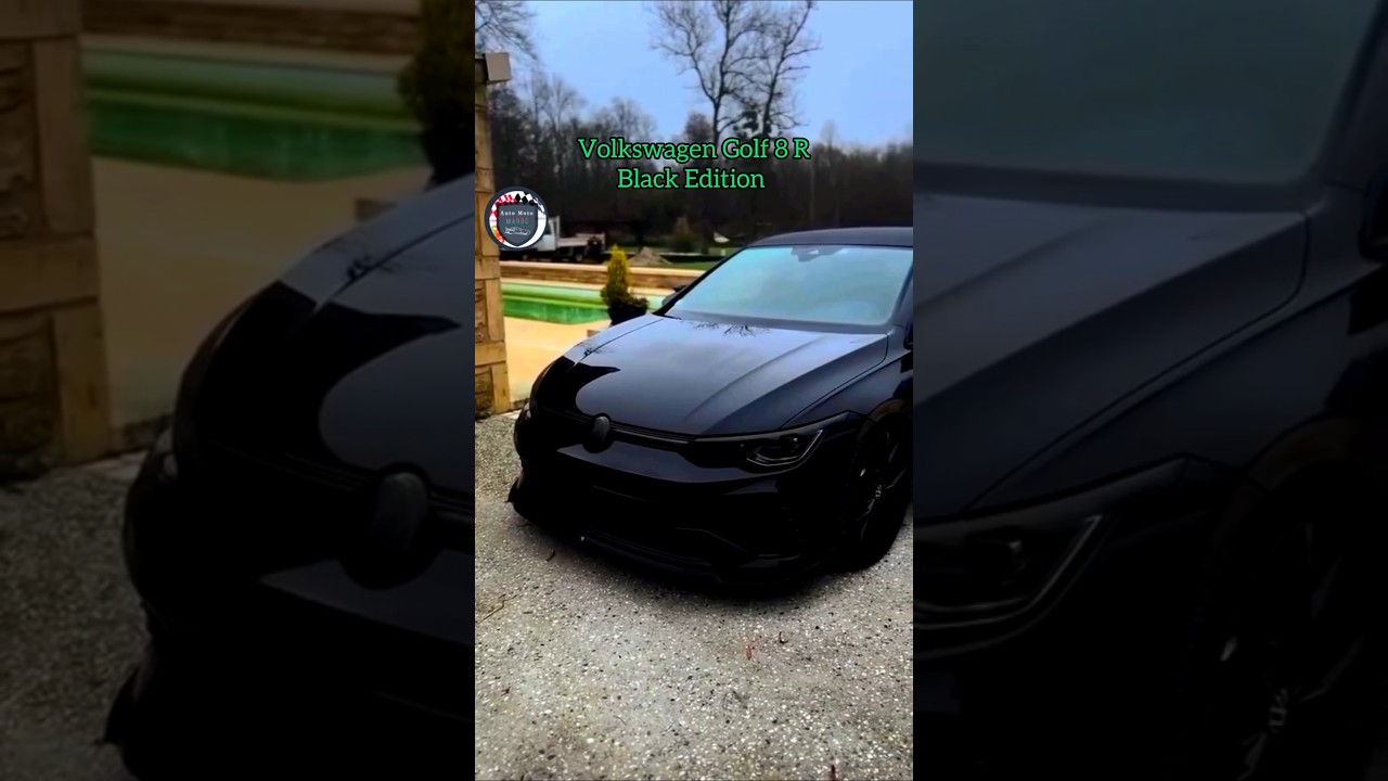 VW Golf 8 R 2025 Black Edition #shorts #volkswagen #golf8 #golf8r  #new #black #youtubeshorts #new