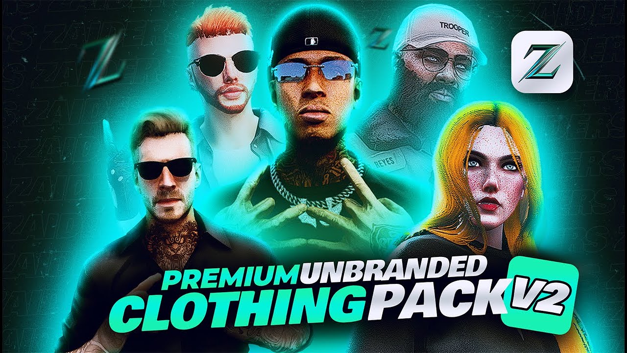 Premium Unbranded Clothing Pack V2 ! | FiveM | 2025 | NEW!