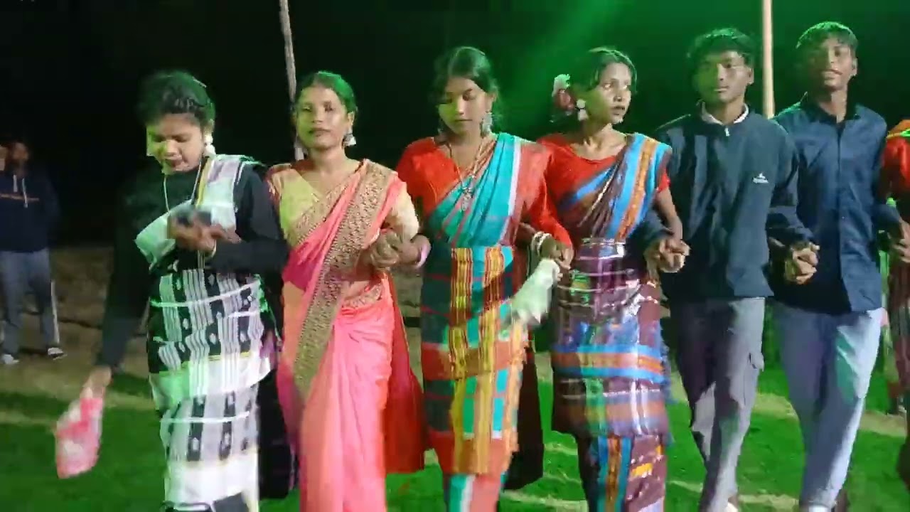  📍SANGRAM (saraswati Puja) Dj Langde Enej 2026 #santali #traditinal Pate -1