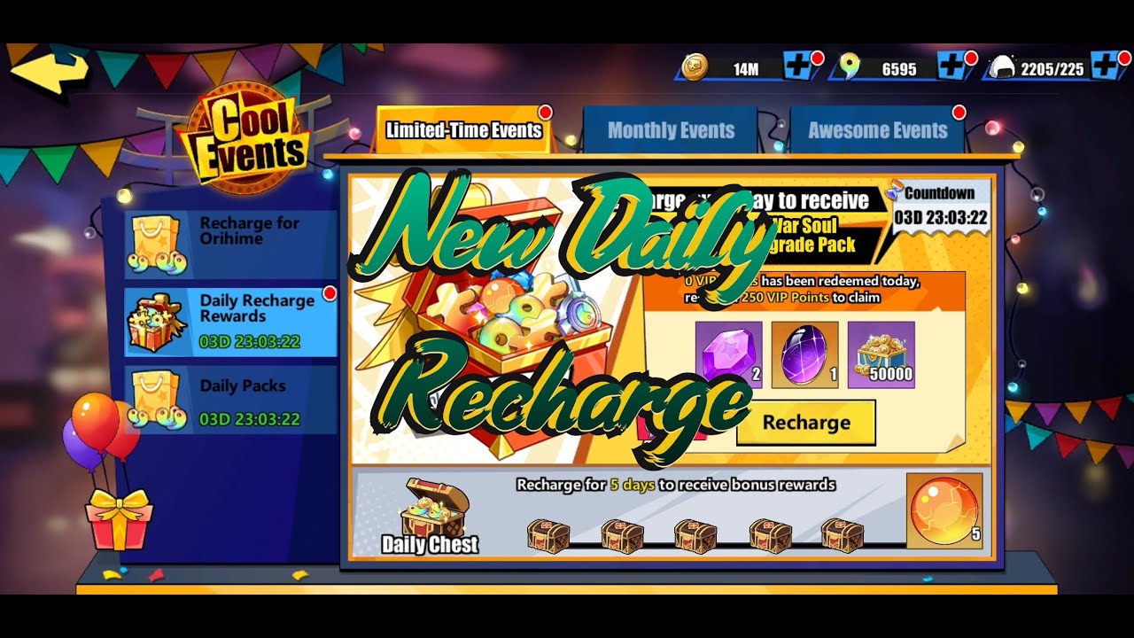 Breakdown of New Daily Recharge!?! IS IT WORTH IT!?