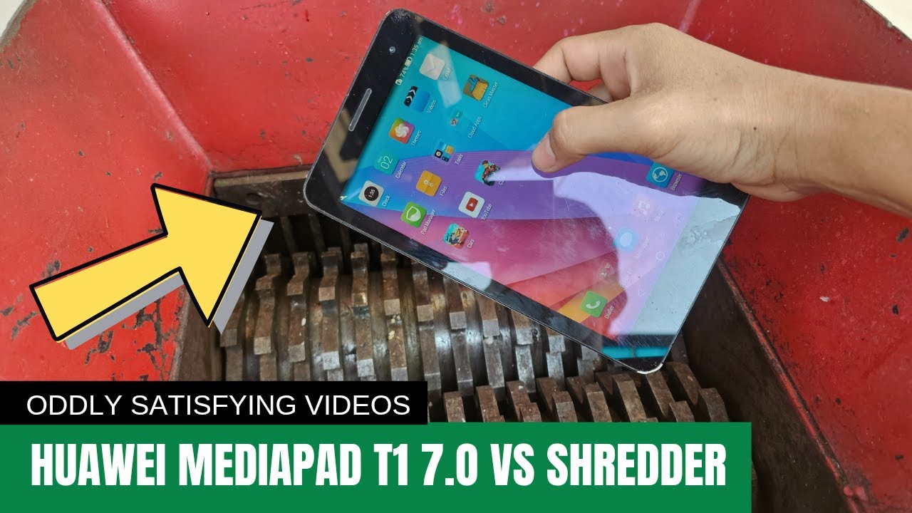 HUAWEI MediaPad T1 7.0 vs Shredder [Really Strong Made Machine Stuck] | Top 100 Shredding Moments!