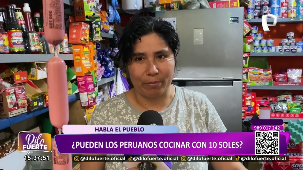 Habla el pueblo: ¿Se pude comer sopa, segundo y postre con 10 soles?