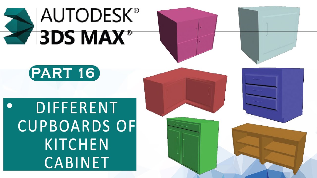 16- Kitchen Cabinet for Beginners [1] in 3ds max