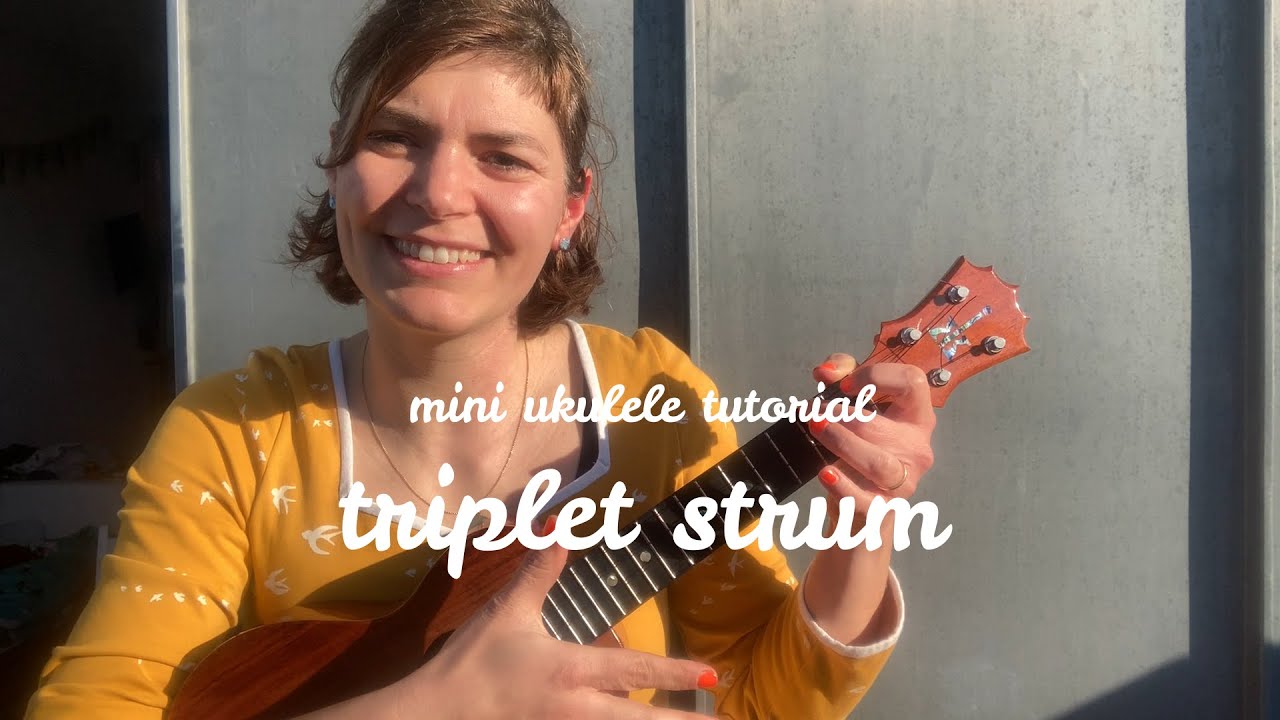 Triplet Strum // Mini Ukulele Tutorial // #100DaysUke2022