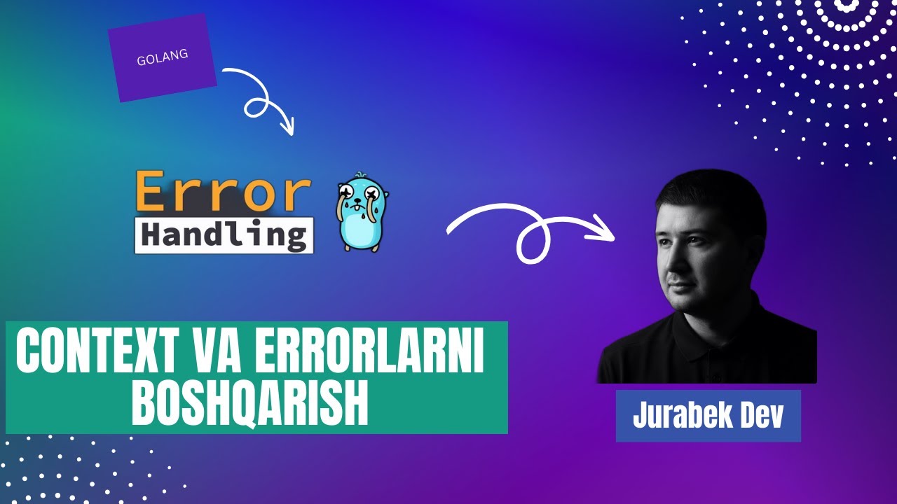 Golang Concurrency: Context va Errorlarni Boshqarish (Context Aware Error Propagator)