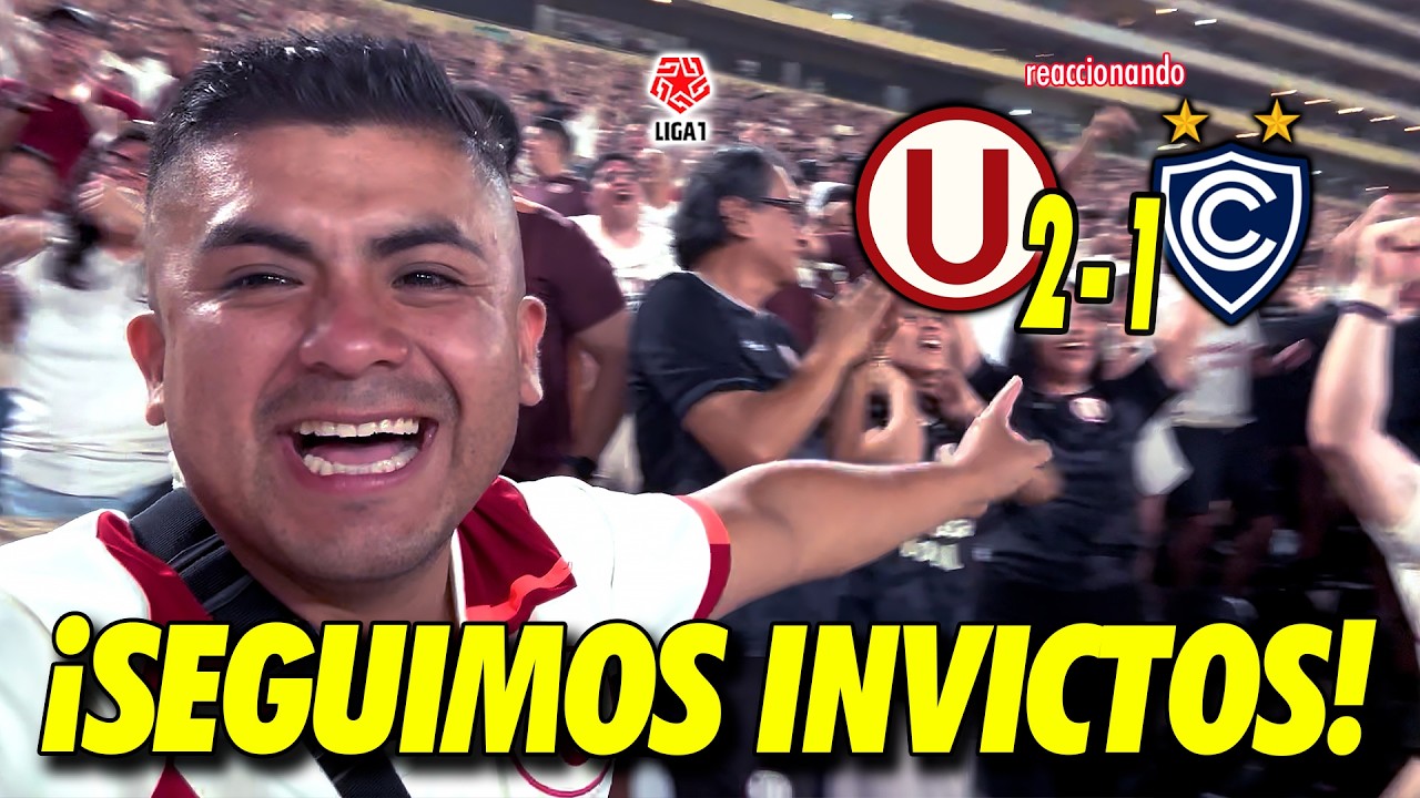 ¡SEGUIMOS EN RACHA! | Universitario 2-1 Cienciano | REACCIÓN desde el ESTADIO | #Liga1
