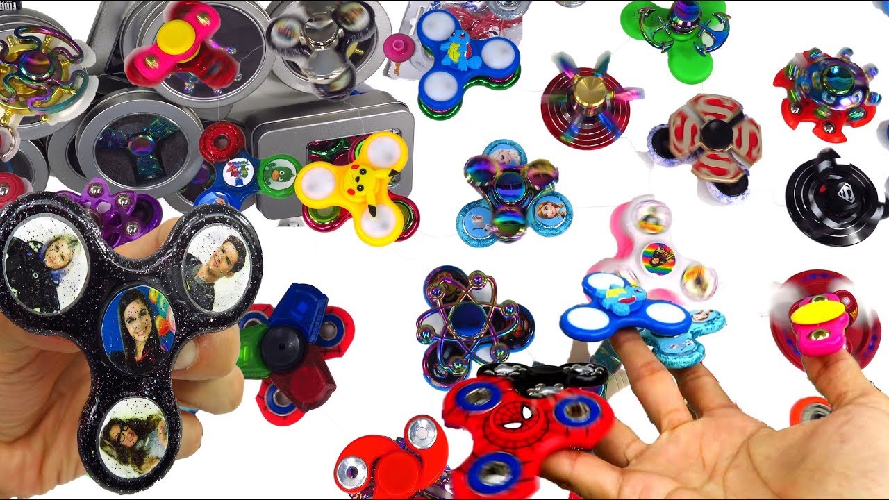 50+ Colección de Fidget Spinners de Casa Magica de Juguetes con Más de 50 Fidget Spinners Originales