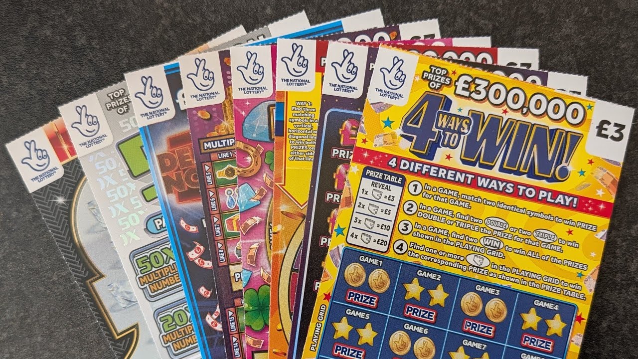 £30 Mix of Allwyn UK National Lottery Scratch Cards