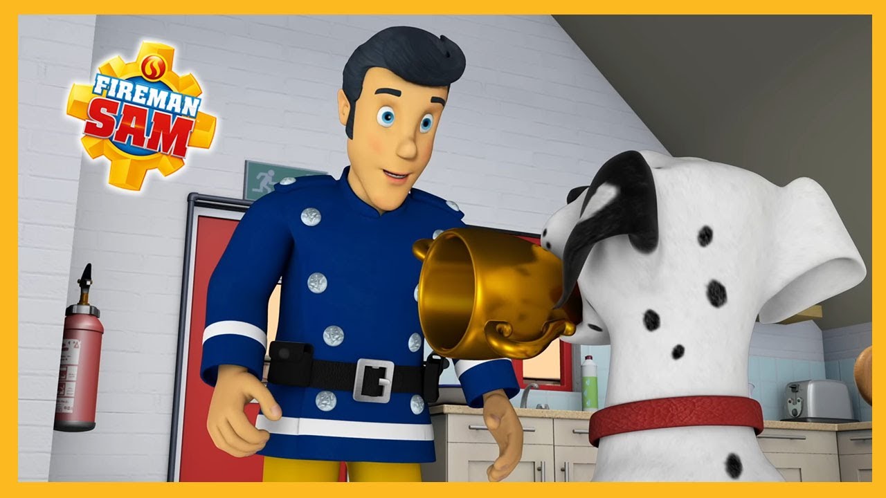 Elvis has a stand off with a cute pooch! 🔥 Fireman Sam new video compilation 🔥