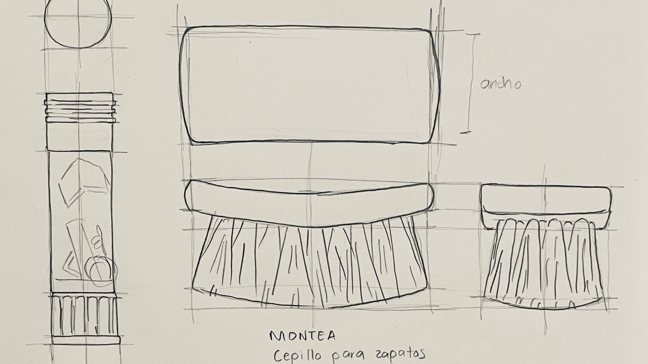 Montea. Dibujo Analítico (vistas principales)