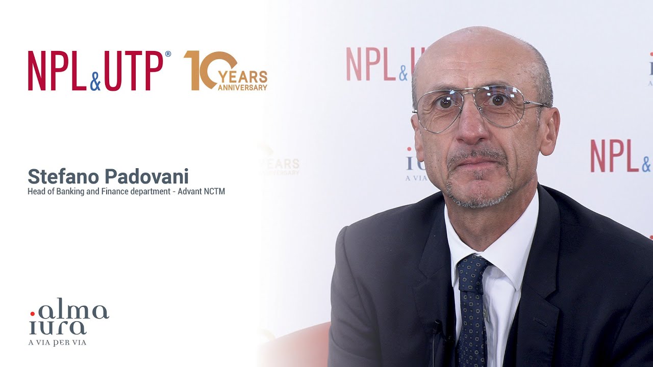 Padovani (Advant NCTM) intervistato da Luca Davi (Il Sole 24 Ore) all'NPL&UTP di Alma Iura