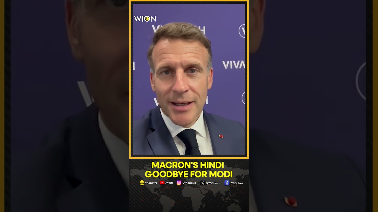 India-France Ties: Macron Surprises PM Modi With Hindi Farewell Message | WION Shorts