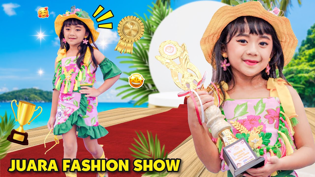 SAMANTHA JUARA LOMBA FASHION SHOW DI KLLU FEST !! 😍