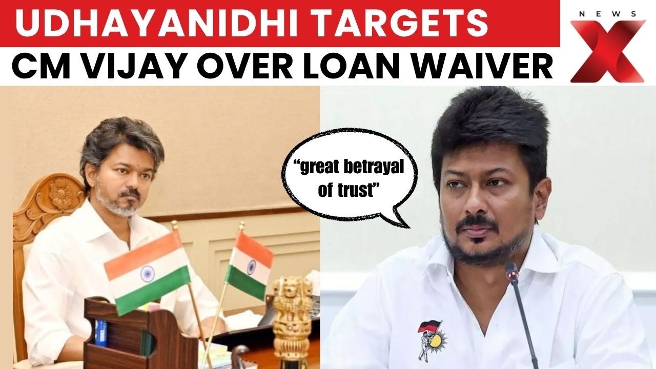 Tamil Nadu Loan Waiver Row: Udhayanidhi Targets CM Vijay & TVK Government | NewsX