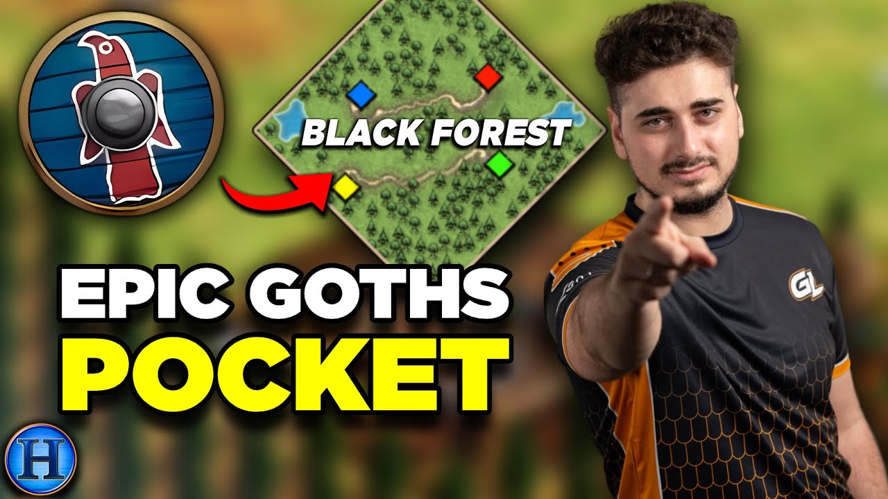 EPIC Goths Pocket On 4v4 Black Forest | AoE2
