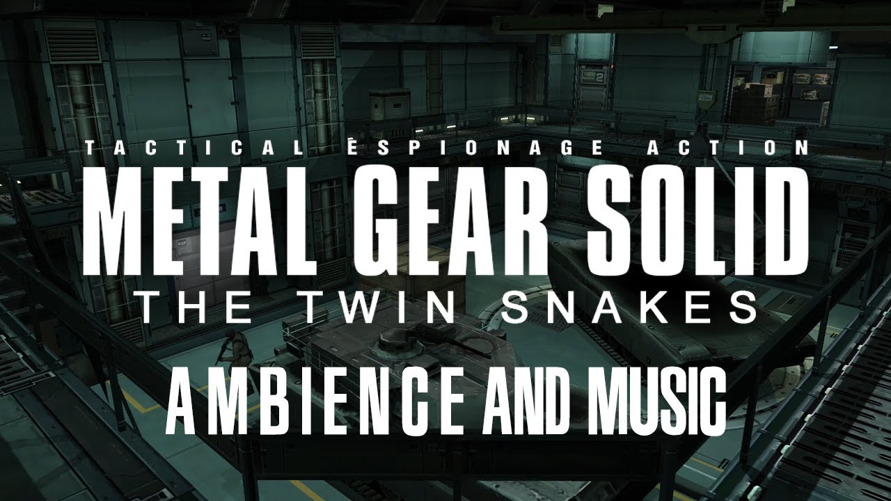 Metal Gear Solid Ambience & Music | Tank Hangar | ASMR Work/Study/Sleep aid | Gamecube