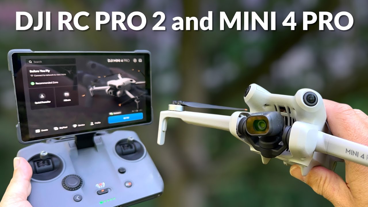 DJI RC Pro 2 and DJI Mini 4 Pro - First Flight