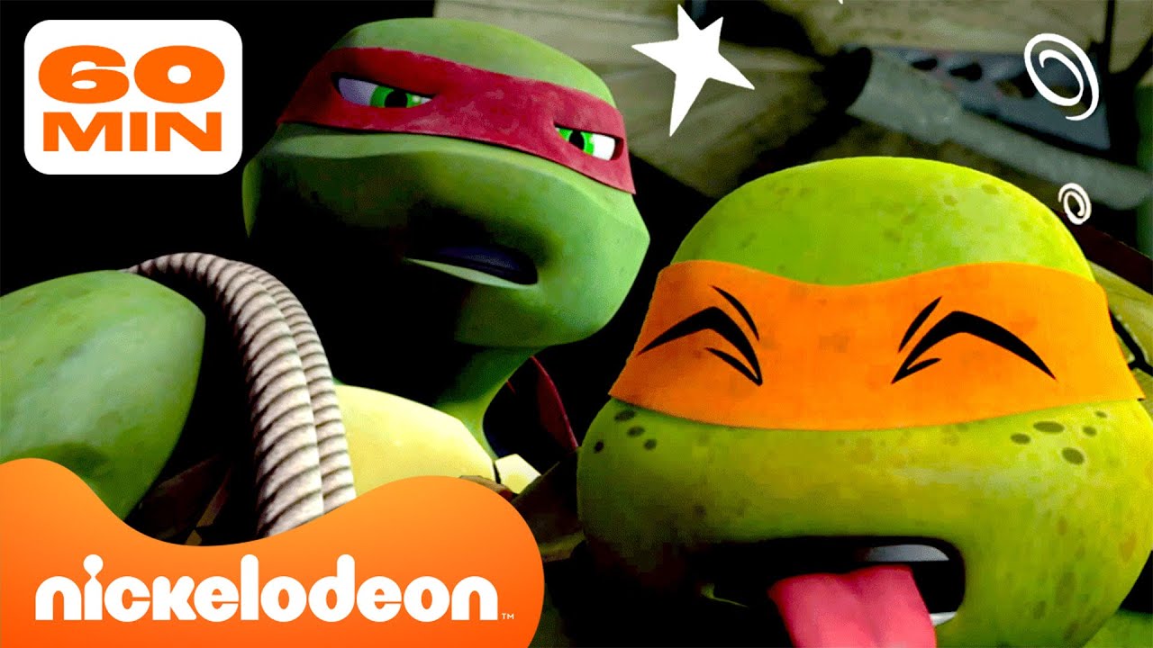 TMNT: Teenage Mutant Ninja Turtles | Pertengkaran & Pertarungan Mikey dan Raph! | Nickelodeon Bahasa