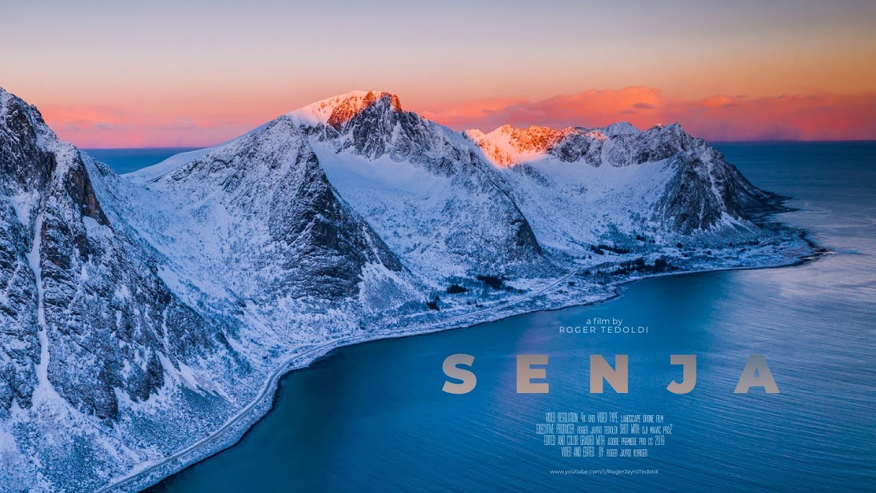 Senja Norway 🇳🇴 Discovering new places 4K drone footage