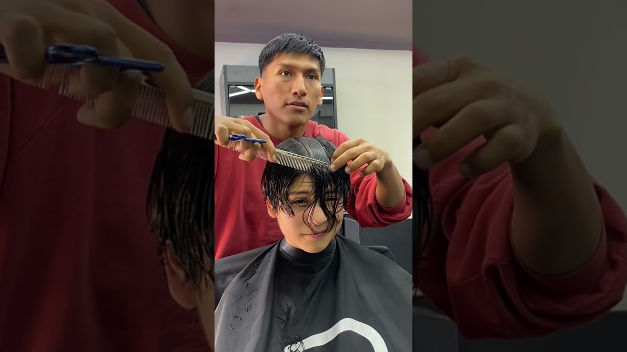 Cambio de look increíble con cabello largo #cambiodelook #corteencabellolargo 