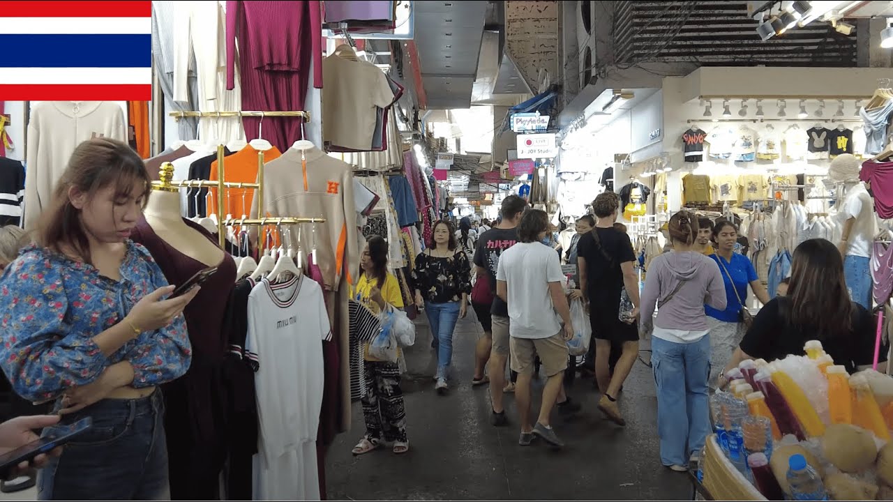 Bangkok Downtown Walk in Thailand 🇹🇭 | Pratunam Markets & Baiyoke Fashion Gallery | Bangkok 4K Walk