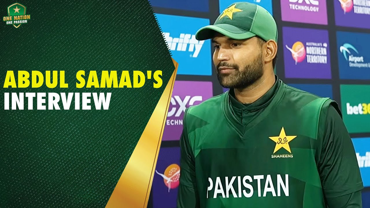 Player of the match Abdul Samad interview | Pakistan Shaheens v Melbourne Renegades | Top End Series
