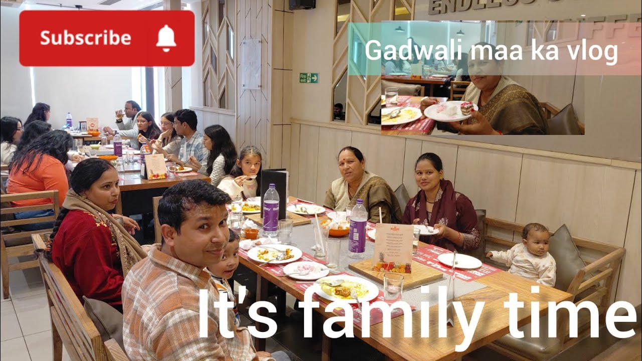 आज किया बाहर लंच फैमिली के साथ #barbequenation #dehradoonvlogger #dehradoon 