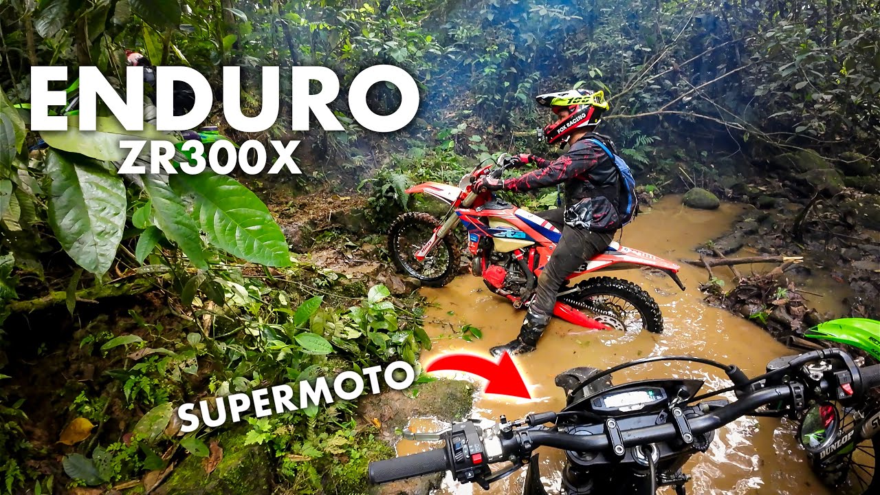 Haciendo enduro con llantas lisas | ZR300X Supermoto