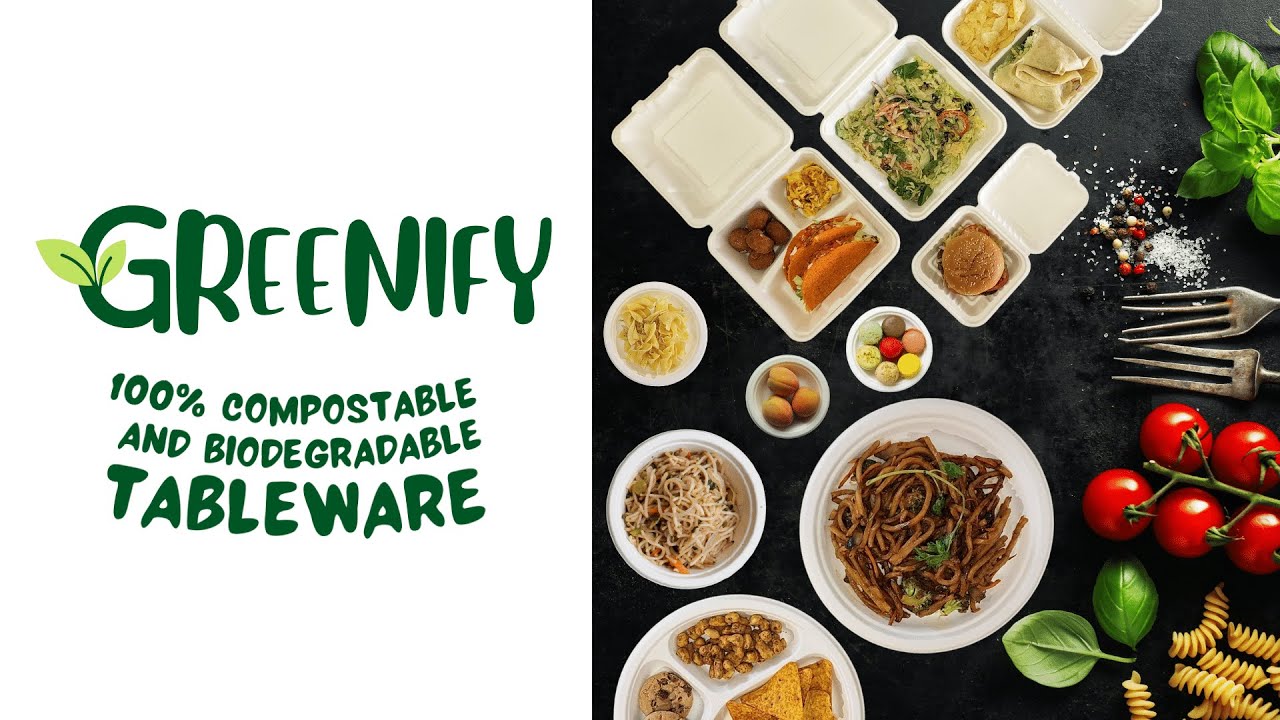 Biodegradable and Compostable Plates, Tray, Clamshell and Bowls