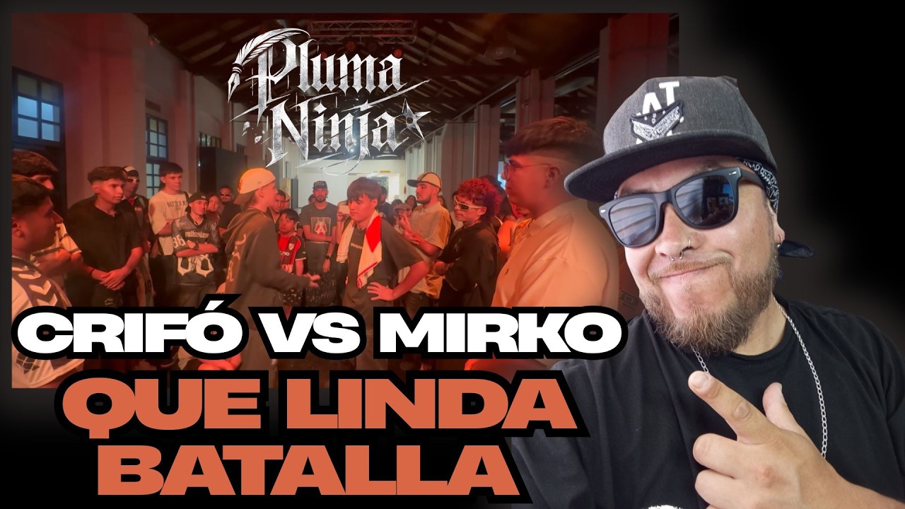 Reacción PLUMA NINJA - CRIFÓ VS MIRKO - Una locura esta batalla... alto nivel de ambos.