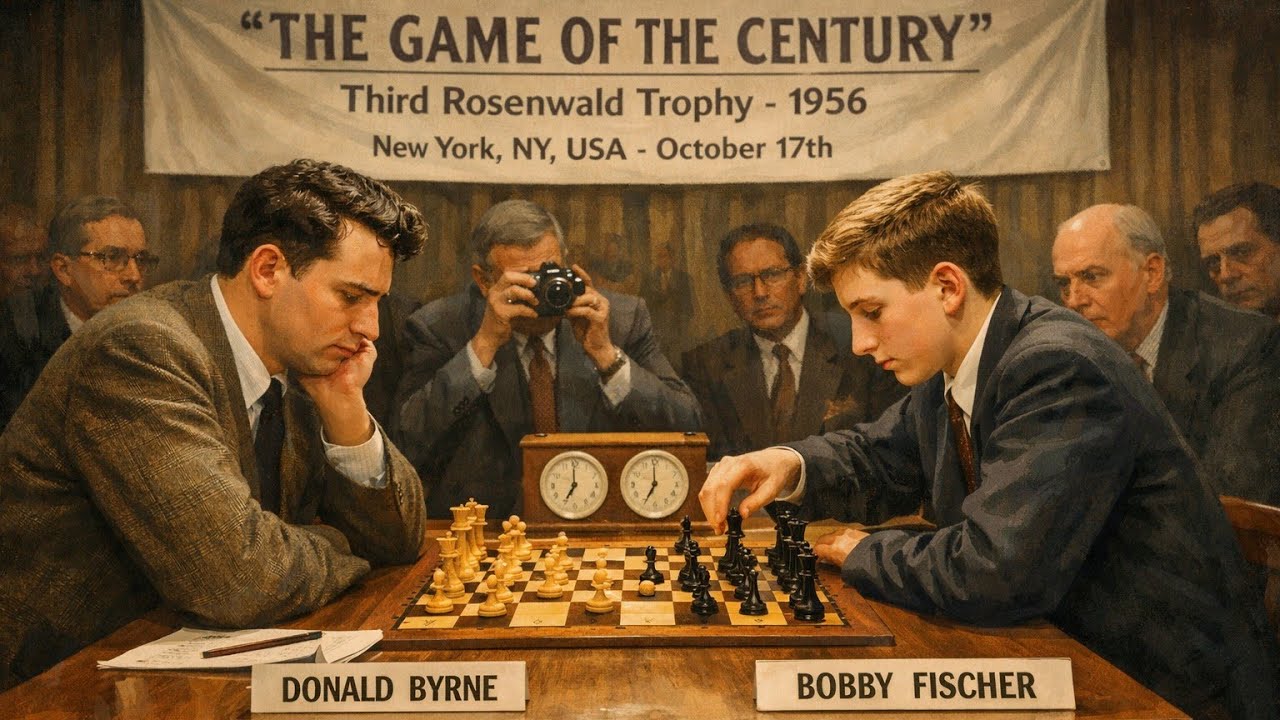 THE GAME OF THE CENTURY | Donald Byrne vs Bobby Fischer 1956