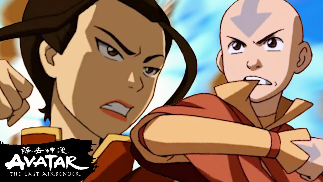 Aang Fights Azula in 