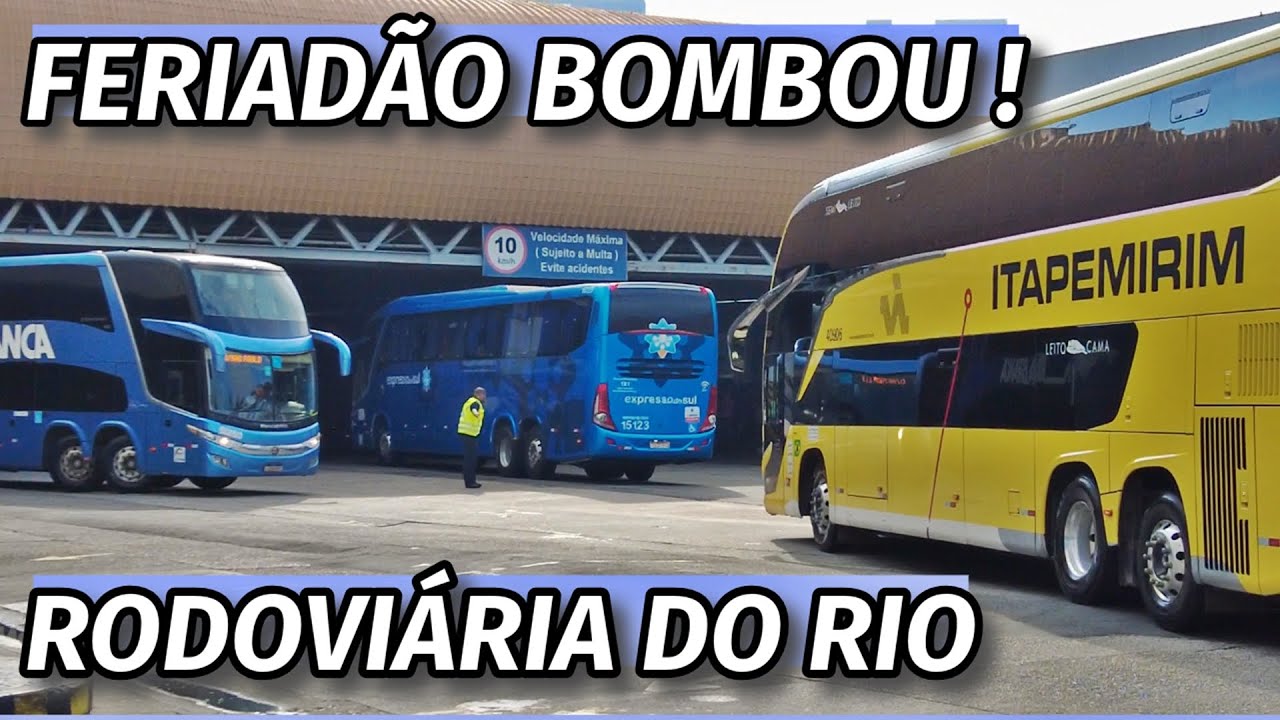 CAOS no FERIADO na RODOVIÁRIA DO RIO! MUITOS ÔNIBUS EXTRAS! PARTE 3