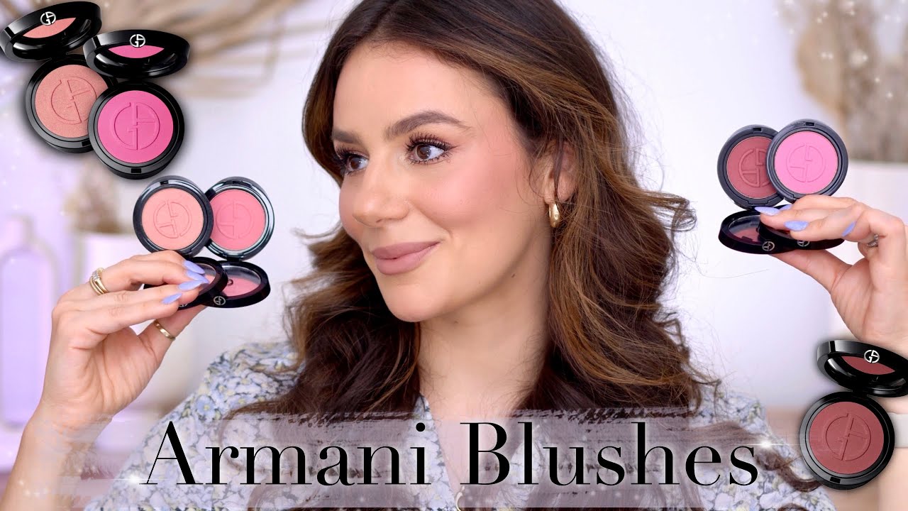ARMANI LUMINOUS SILK GLOW BLUSHES: 4 Shades, Application + Review || Tania B Wells
