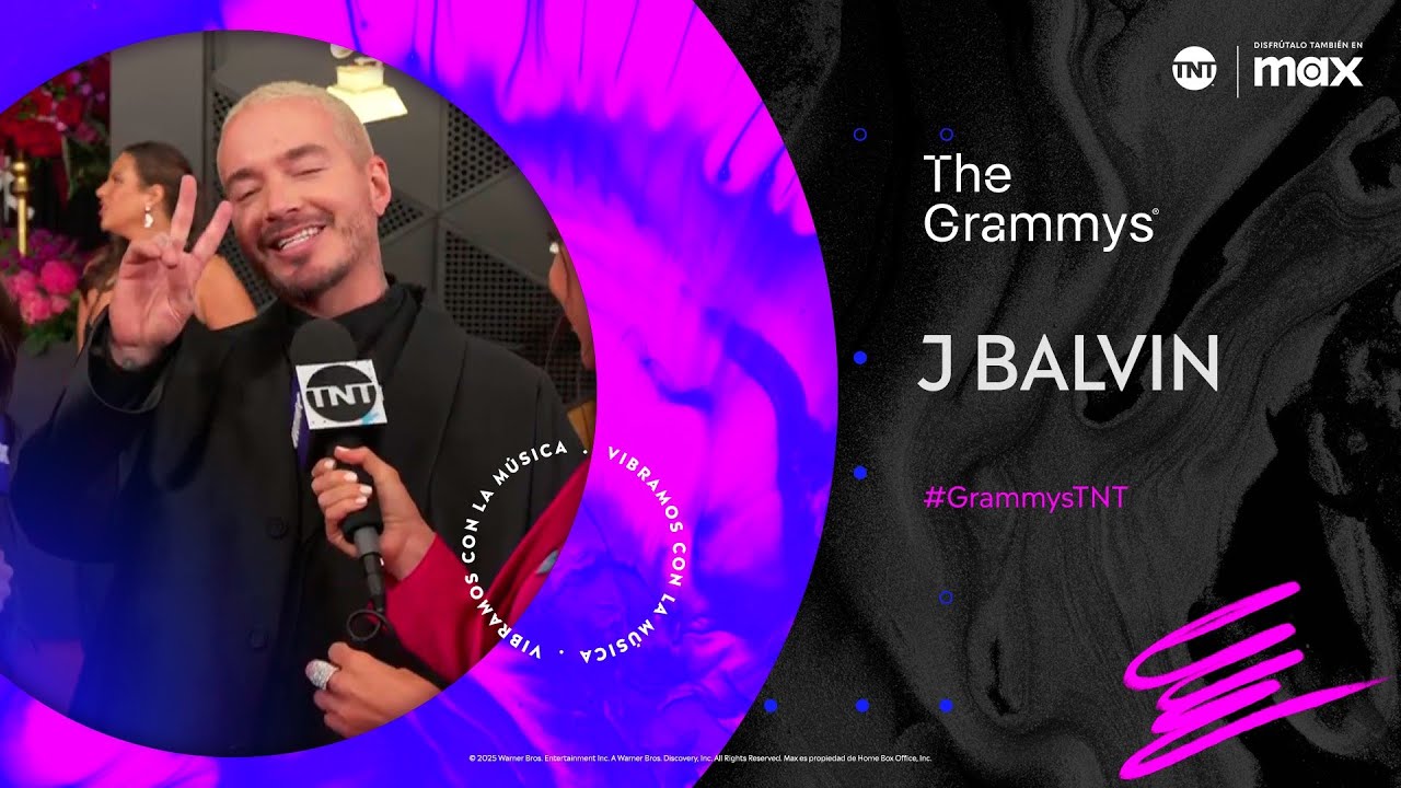 J Balvin en la Alfombra Roja de los GRAMMYs® 2025