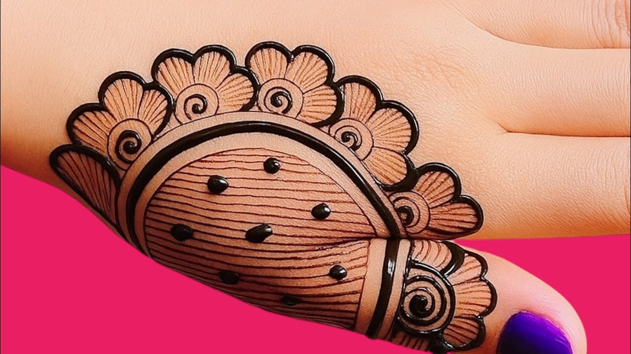 Back hand mehndi design flower | simple mehndi design | mehndi design back | mehndi design | mehndi 