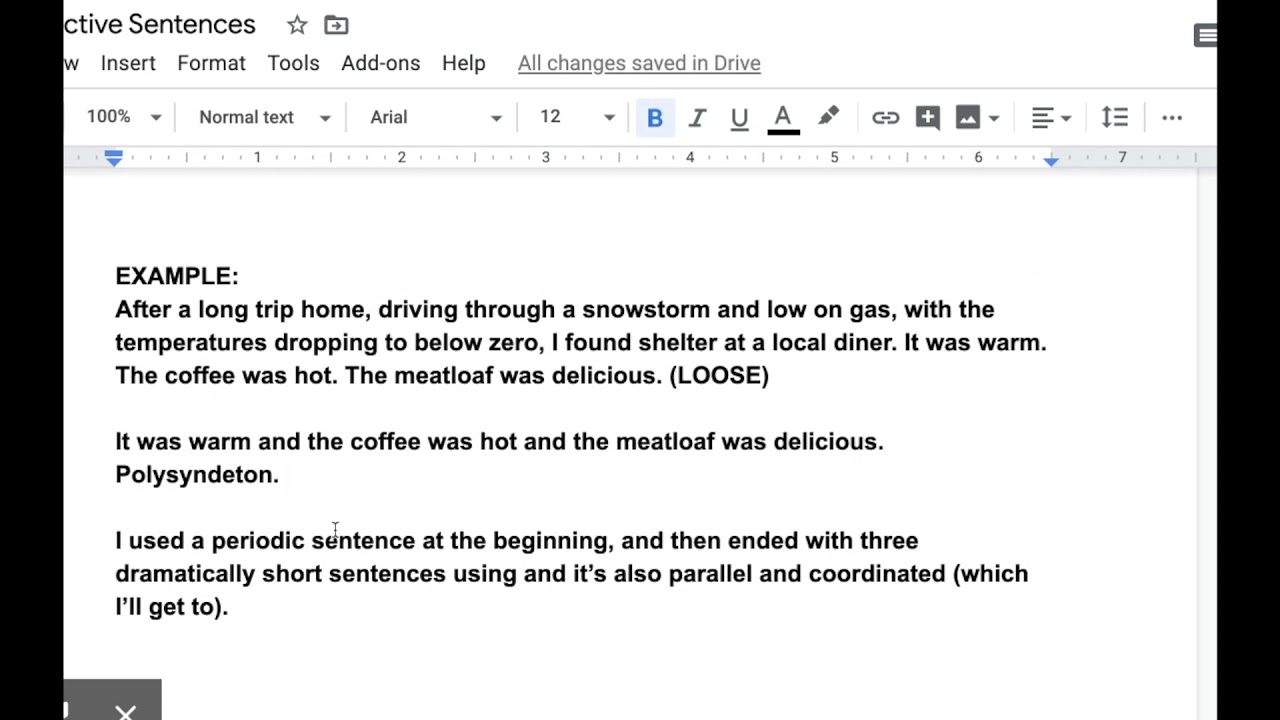 Writing Effective Sentences