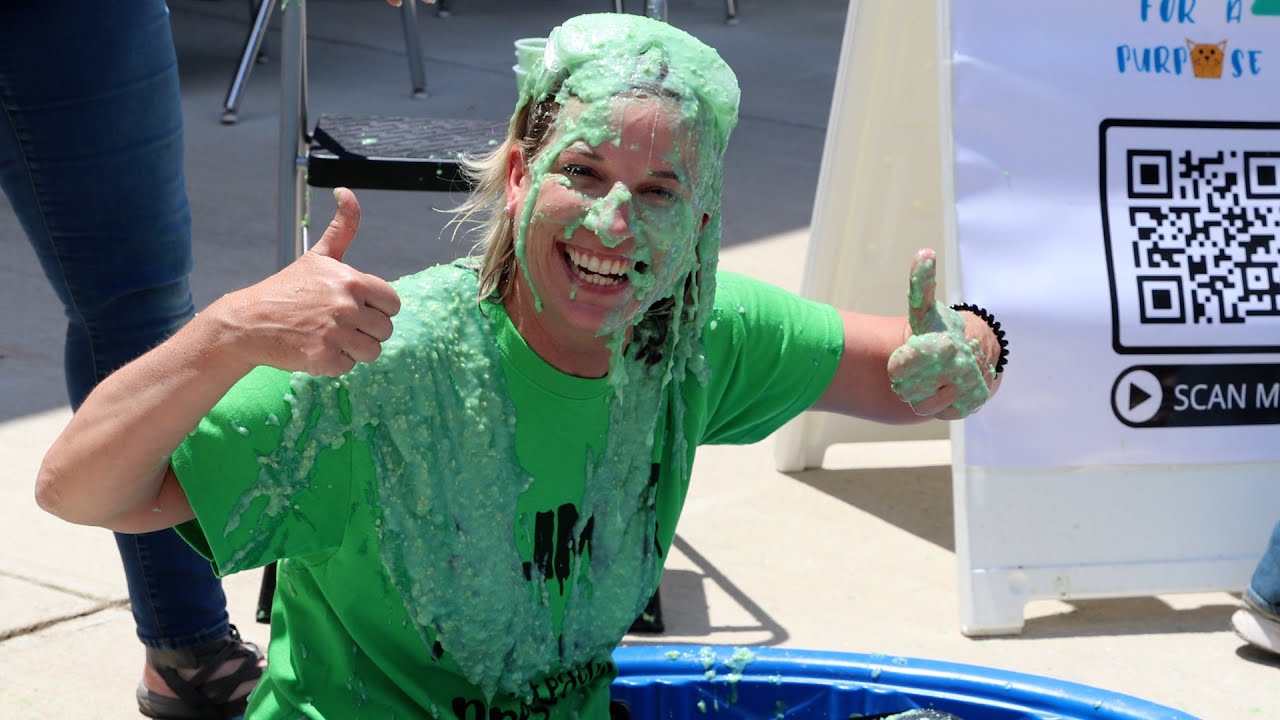Brumby Elementary Teachers Get Slimed for Those in Need