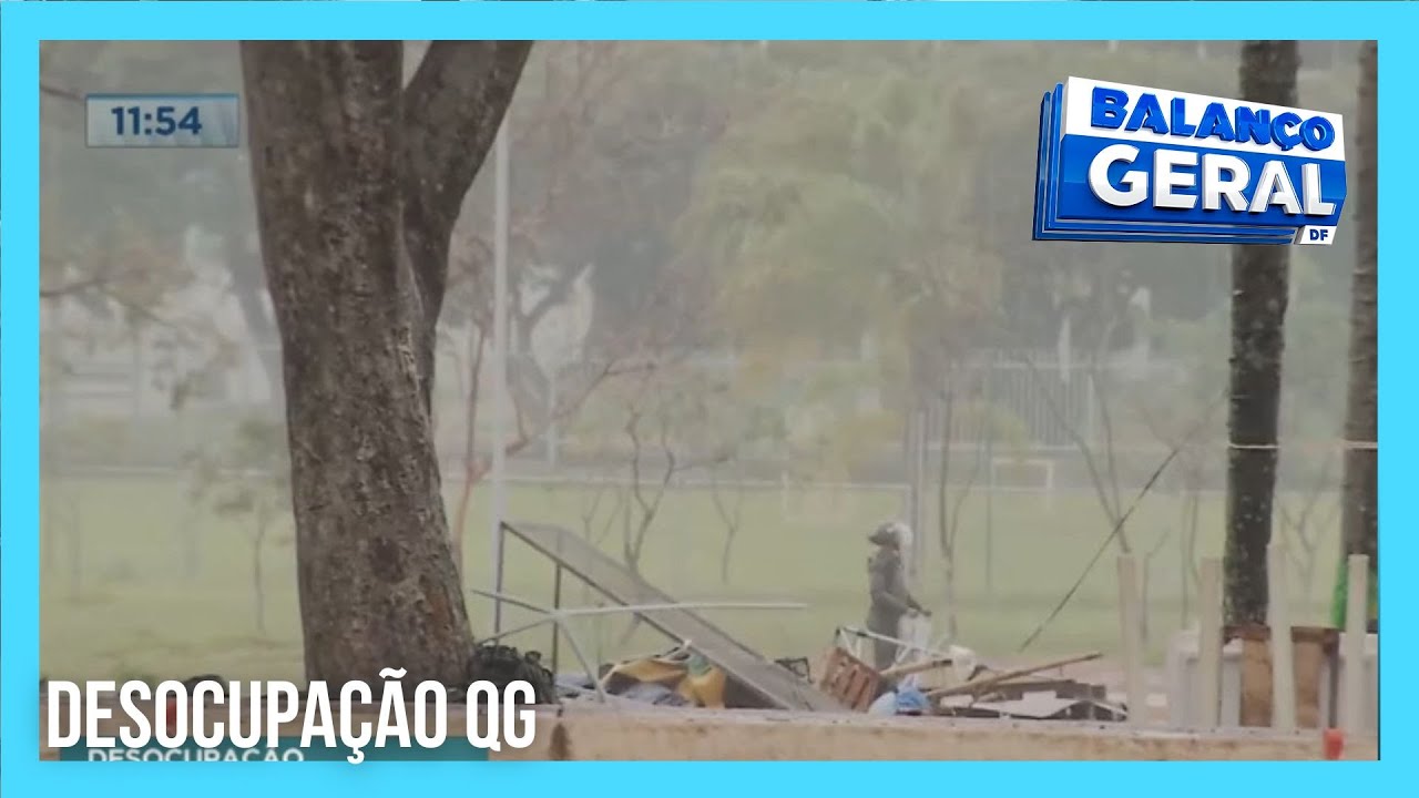 Acampamento Bolsonarista em frente ao QG do Exército é desmontado